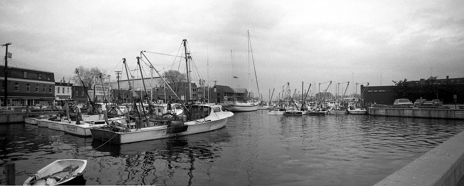 black and white panorama photo by Neil Harpe